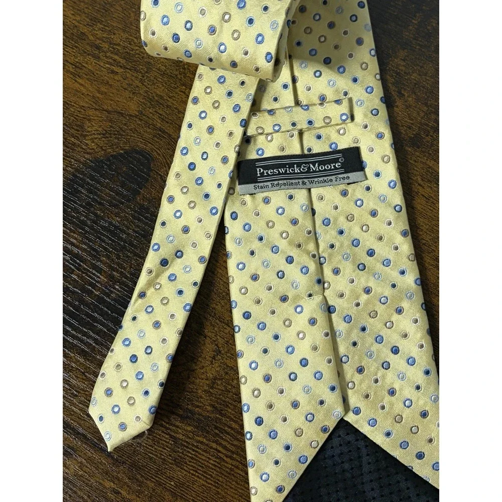 PRESWICK &‎ MOORE Men's 100% Silk Necktie 60